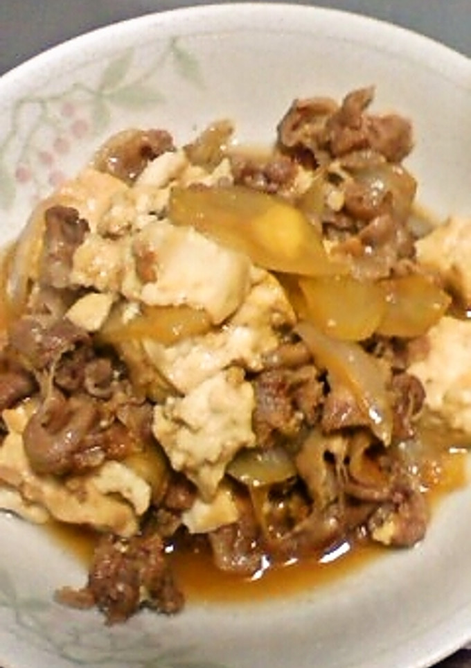 簡単すき焼き風★彼の好きな肉どうふ♪-レシピのメイン写真