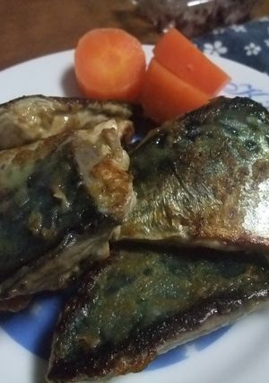 カレー味のお魚～焼きサバ-レシピのメイン写真