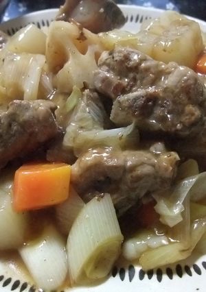スペアリブとレンコンの炒め煮-レシピのメイン写真