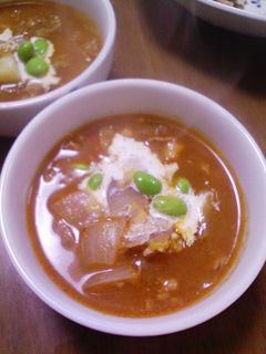 カレーなトマトのスープ-レシピのメイン写真