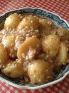 プチ新じゃがの そぼろ煮-レシピのメイン写真