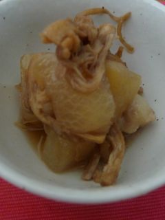 簡単煮物第1弾! 大根とイカの煮物-レシピのメイン写真