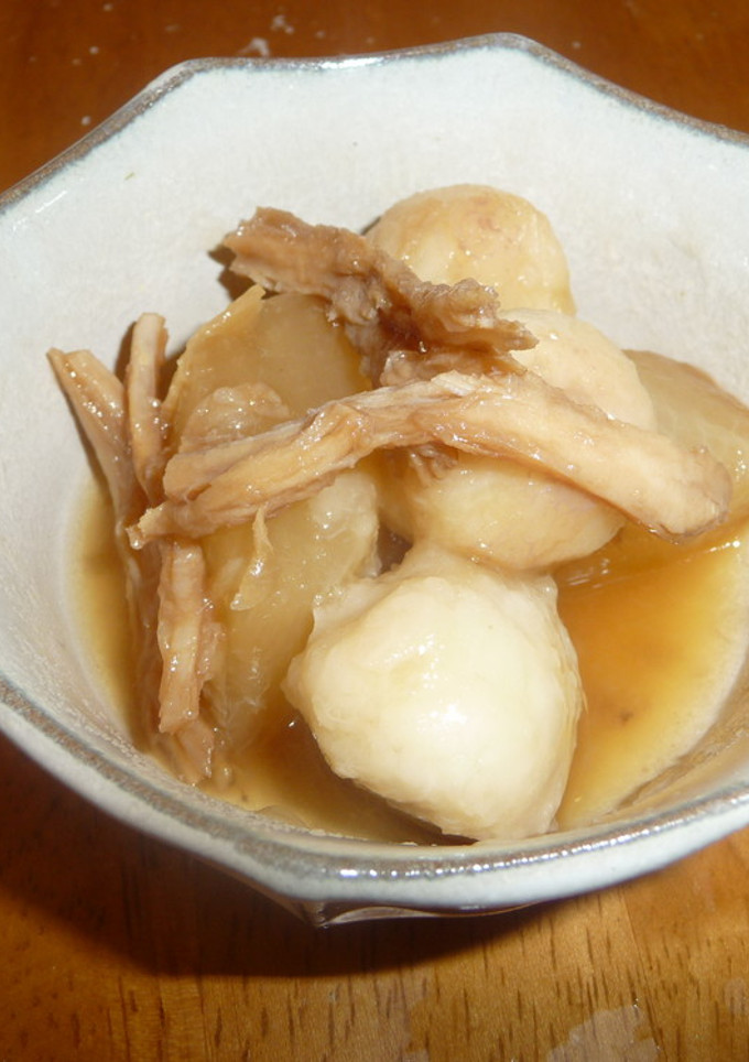 簡単煮物第2弾！　里芋とイカの煮物-レシピのメイン写真