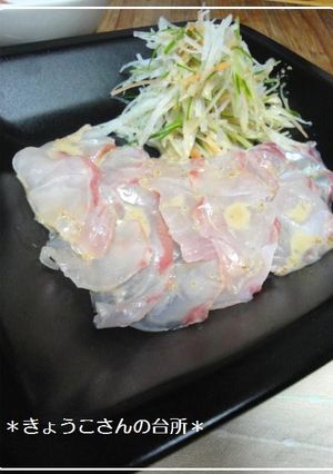 ごまドレ＆ポン酢で♪お手軽カルパッチョ-レシピのメイン写真