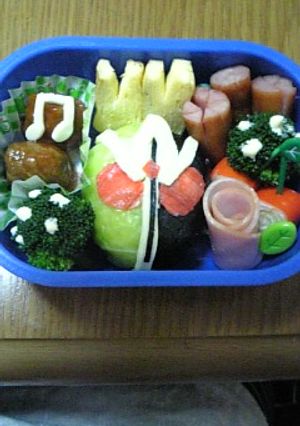 キャラ弁当　☆仮面ライダーＷ☆-レシピのメイン写真