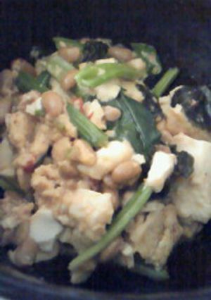 ダイエットに！納豆と豆腐の玉子蒸-レシピのメイン写真