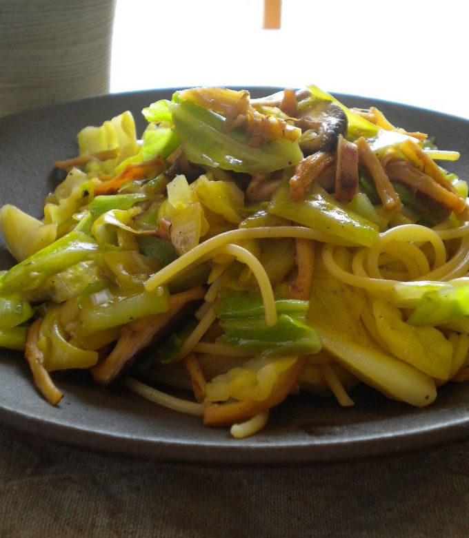 さきいかと春キャベツのパスタ♪-レシピのメイン写真