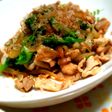菜の花と豚肉の炒めもの