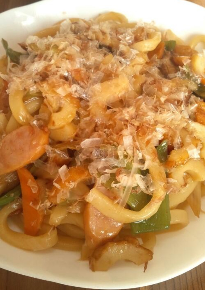 ♡簡単♪しょうゆ味の焼うどん♡-レシピのメイン写真