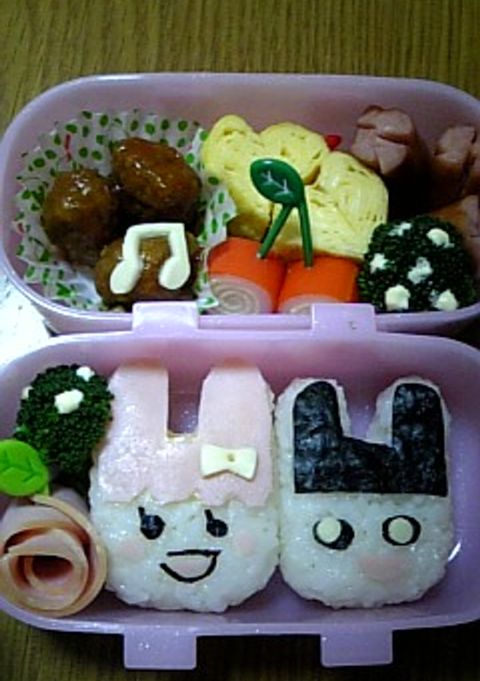 ☆たまごっち弁当☆ちゃまめっち＆まめっち-レシピのメイン写真
