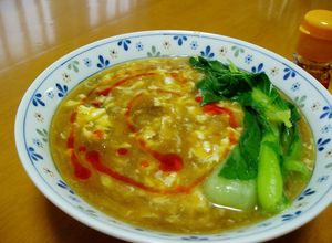 簡単★インスタントラーメンで酸辣湯風-レシピのメイン写真