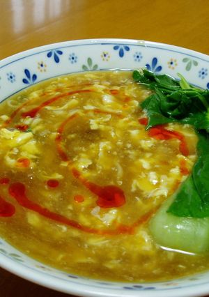 簡単★インスタントラーメンで酸辣湯風-レシピのメイン写真