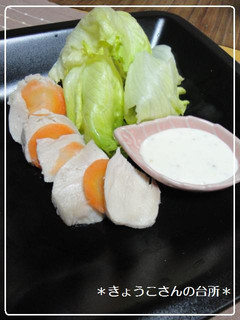 鶏胸肉に♪ヨーグルトソース-レシピのメイン写真