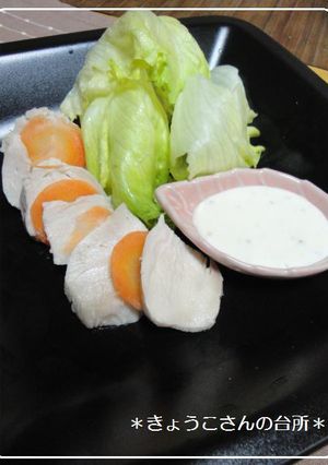 鶏胸肉に♪ヨーグルトソース-レシピのメイン写真