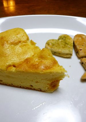 ヘルシー低カロリーチーズスフレケーキ-レシピのメイン写真