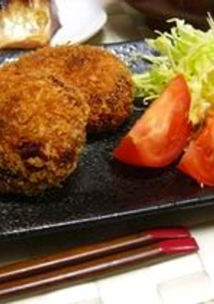 かぼちゃと牛すじ煮こみのコロッケ-レシピのメイン写真