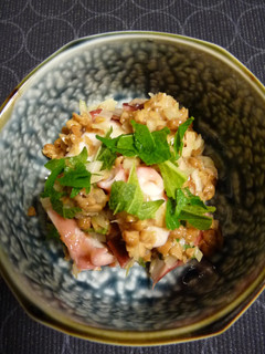 タコの納豆和え-レシピのメイン写真
