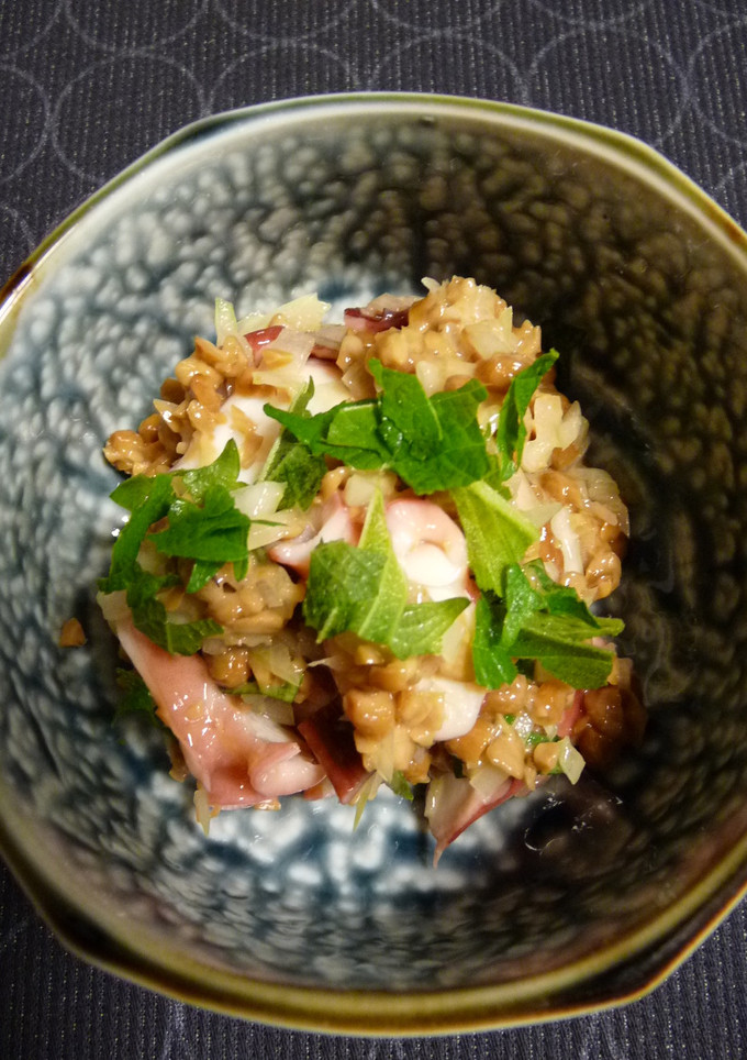 タコの納豆和え-レシピのメイン写真