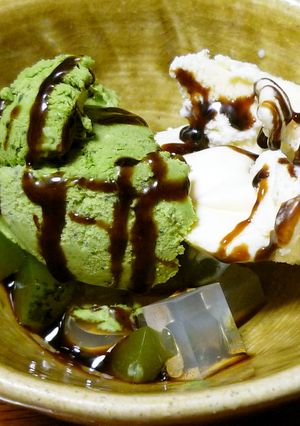 和スイーツ☆濃厚抹茶ミルキーバニラアイス-レシピのメイン写真