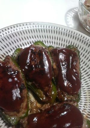 大〜好き♪ピーマンの肉詰め-レシピのメイン写真