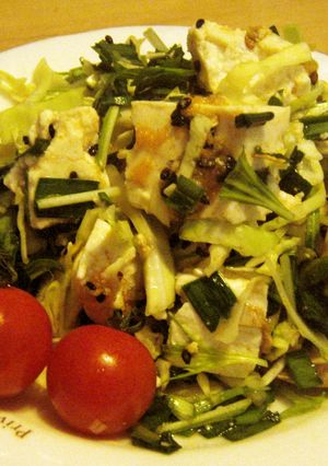 キャベツと豆腐のコリアン風サラダ-レシピのメイン写真