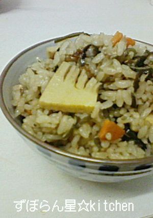 簡単★たけのこ･塩昆布の炊き込みご飯-レシピのメイン写真