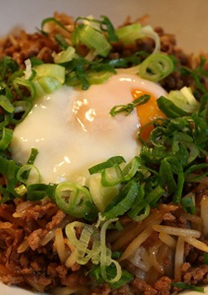 温玉とろ～り☆豚もやし丼-レシピのメイン写真