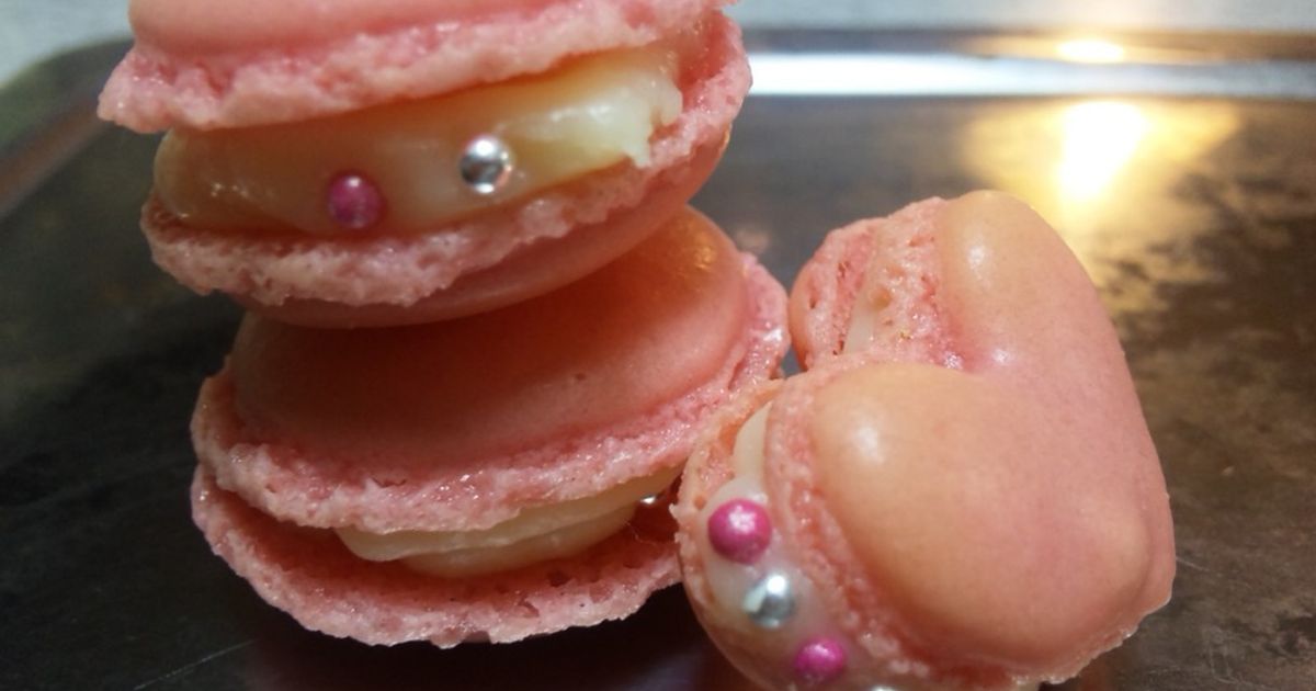 かわいい パープル マカロン by あとぅ。 【クックパッド】 簡単