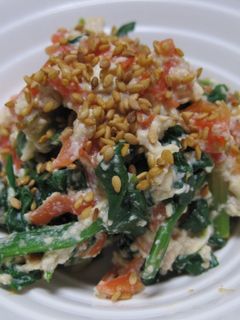 レンジで♪ほうれんそうの白和え-レシピのメイン写真