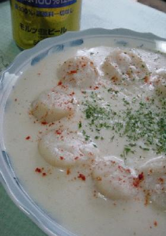 簡単　帆立のミルク煮-レシピのメイン写真