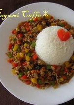 めちゃうま！ひき肉カラフル野菜カレー-レシピのメイン写真