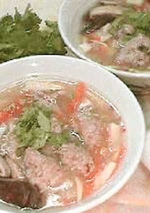 ♪肉団子とろみスープ♪★肉羹★-レシピのメイン写真