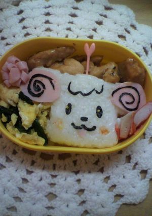 キャラ弁☆ たまごっちのハピハピっち弁当-レシピのメイン写真