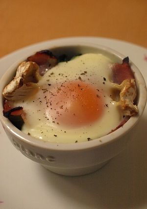 菜の花とチーズの巣ごもりたまご-レシピのメイン写真