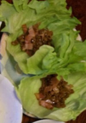 ﾛﾝﾊﾞｹの味?!納豆レタス包み-レシピのメイン写真