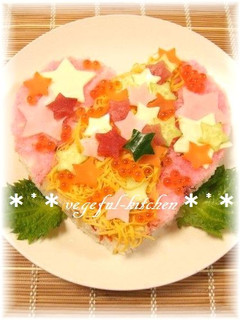 七夕に簡単☆天の川ちらし寿司☆ケーキ寿司-レシピのメイン写真