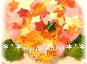 七夕に簡単☆天の川ちらし寿司☆ケーキ寿司-レシピのメイン写真