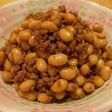 ご飯と食べたい♪ウマさっぱり肉味噌お豆