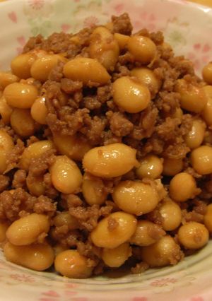 ご飯と食べたい♪ウマさっぱり肉味噌お豆-レシピのメイン写真