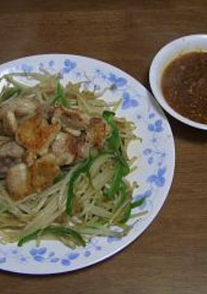 ピリ辛甘酢ソースの鶏肉のカリカリ焼き-レシピのメイン写真