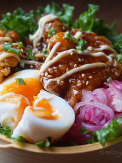 秘密にしたい❤コクうま☆から揚げ丼-レシピのメイン写真