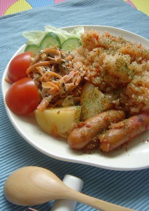 炊飯器でランチプレート-レシピのメイン写真