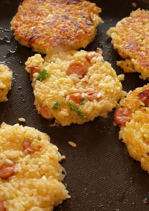 スリスリ新じゃが・玉葱の洋風おやきご飯-レシピのメイン写真