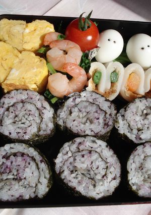 ちくわでおひなさま*キャラ弁*-レシピのメイン写真