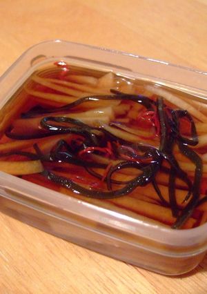 ☆大根の皮 de 簡単浅漬け☆-レシピのメイン写真