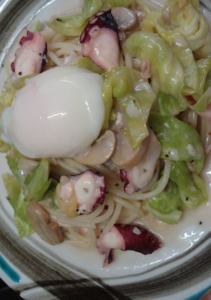 塩麹さんで∮春キャベツtoたこのパスタ-レシピのメイン写真