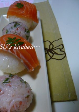 手毬ずしをおつまみで♪-レシピのメイン写真