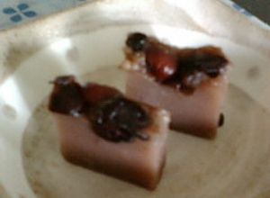 もちもち！餅とり粉で黒豆ういろう！-レシピのメイン写真