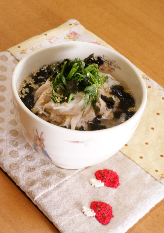 ✿✿ちょっぴり中華風✿ささみ茶漬け✿✿-レシピのメイン写真