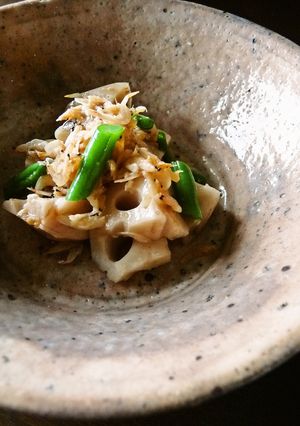 塩麹さんｄｅ干しエビとレンコンの旨煮-レシピのメイン写真